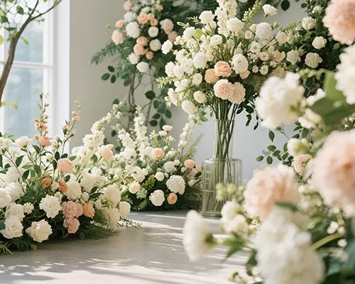 Wat zijn de speciale kenmerken van het versieren van een kamer met kunstbloemen