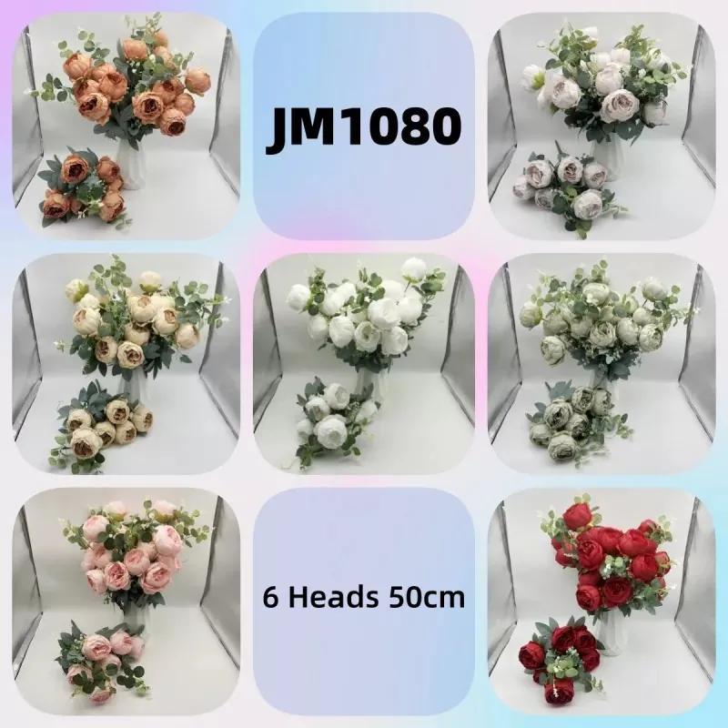 De Ouli Artificial Peony Flower straalt een elegante, realistische en klassieke charme uit