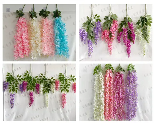 Hoe kies je tussen Silk en PU kunstmatige Wisteria?
