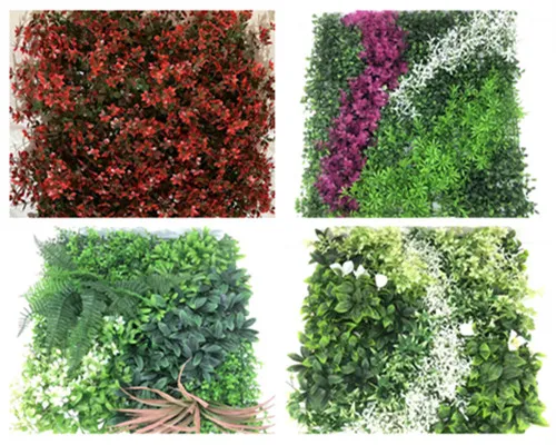 Bijpassende vaardigheden van kunstmatige graswand en kunstmatige hangende planten