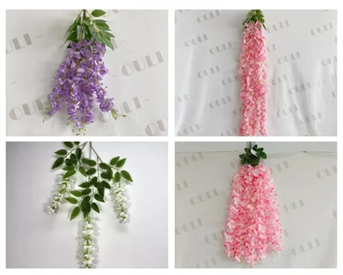 Kunstmatige Wisteria -takken vs Vines - Wat is het verschil en hoe ze te gebruiken?