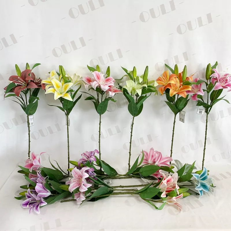 Kunstmatige leliebloemen