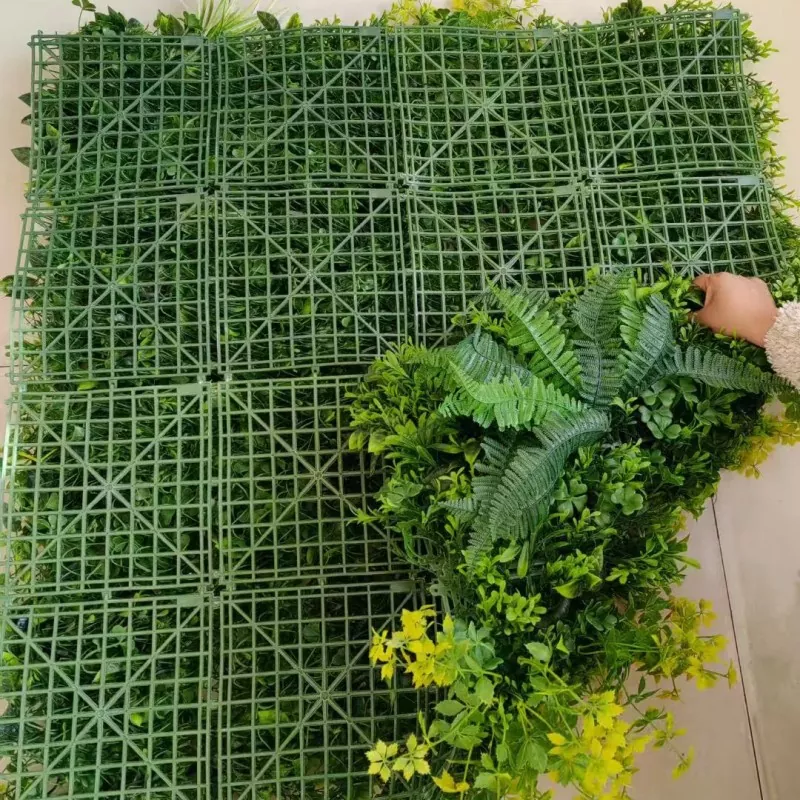 Faux groen wandpaneel