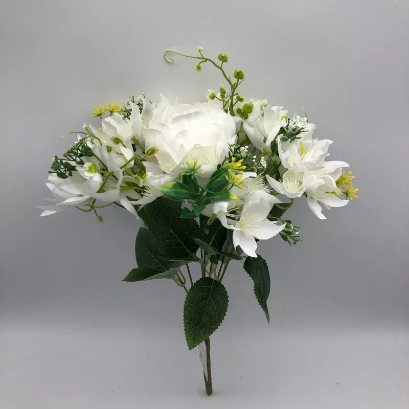 Bloemen Bouquet Faux Peony met Lily