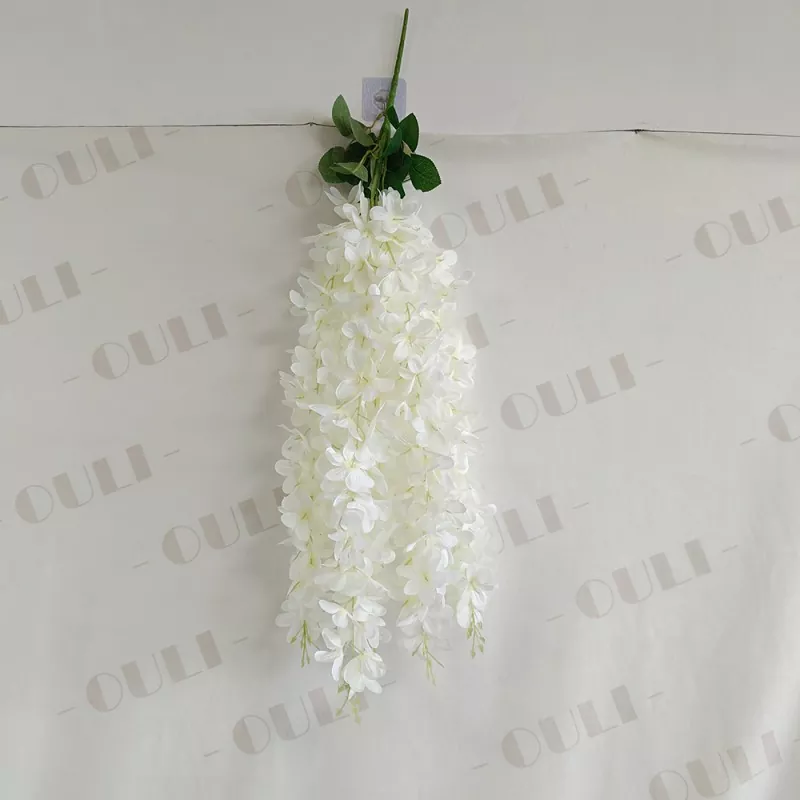 artificial silk white wisteria flower vine