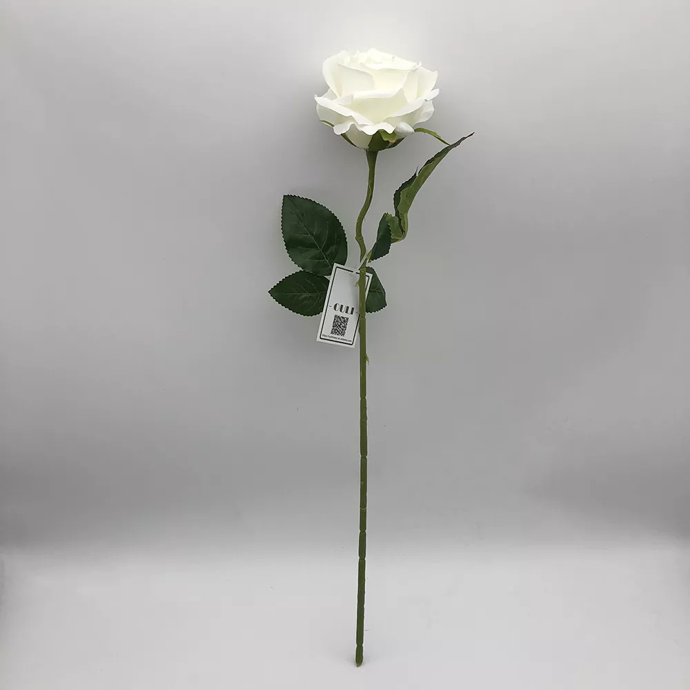 Lange stengel zijden rozenbloem