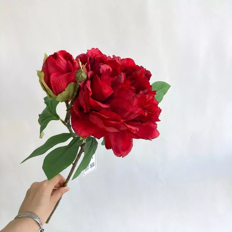 Silk kunstmatige pioenbloemen